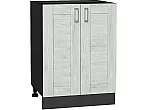 Шкаф нижний с 2-мя дверцами Лофт Nordic Oak/Graphite 816*600*480