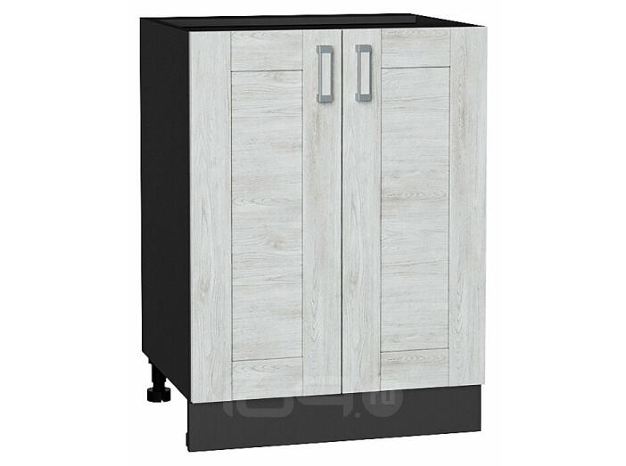 Шкаф нижний с 2-мя дверцами Лофт Nordic Oak/Graphite 816*600*480