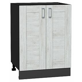 Шкаф нижний с 2-мя дверцами Лофт Nordic Oak/Graphite 816*600*480
