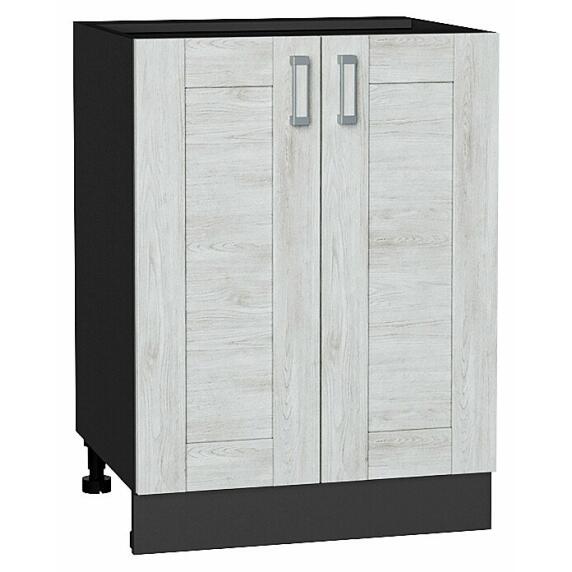 Шкаф нижний с 2-мя дверцами Лофт Nordic Oak/Graphite 816*600*480