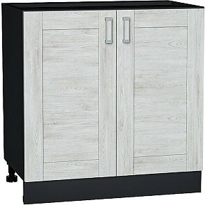 Шкаф нижний с 2-мя дверцами Лофт Nordic Oak/Graphite 816*800*480
