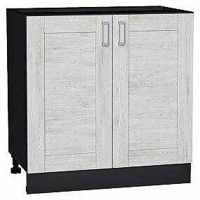 Шкаф нижний с 2-мя дверцами Лофт Nordic Oak/Graphite 816*800*480