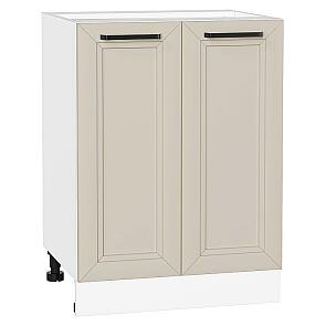 Шкаф нижний с 2-мя дверцами Нео Cream Silk/Белый 816*600*480