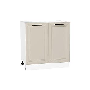 Шкаф нижний с 2-мя дверцами Нео Cream Silk/Белый 816*800*480