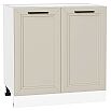 Шкаф нижний с 2-мя дверцами Нео Cream Silk/Белый 816*800*480