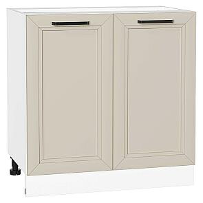 Шкаф нижний с 2-мя дверцами Нео Cream Silk/Белый 816*800*480