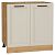 Шкаф нижний с 2-мя дверцами Нео Cream Silk/Дуб Вотан 816*800*480
