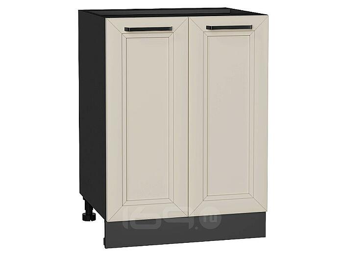 Шкаф нижний с 2-мя дверцами Нео Cream Silk/Graphite 816*600*480