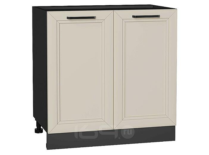 Шкаф нижний с 2-мя дверцами Нео Cream Silk/Graphite 816*800*480