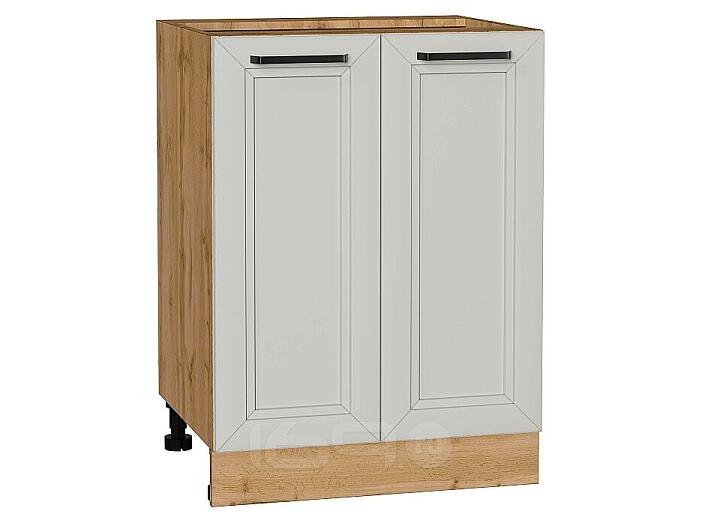 Шкаф нижний с 2-мя дверцами Нео Grey Silk/Дуб Вотан 816*600*480