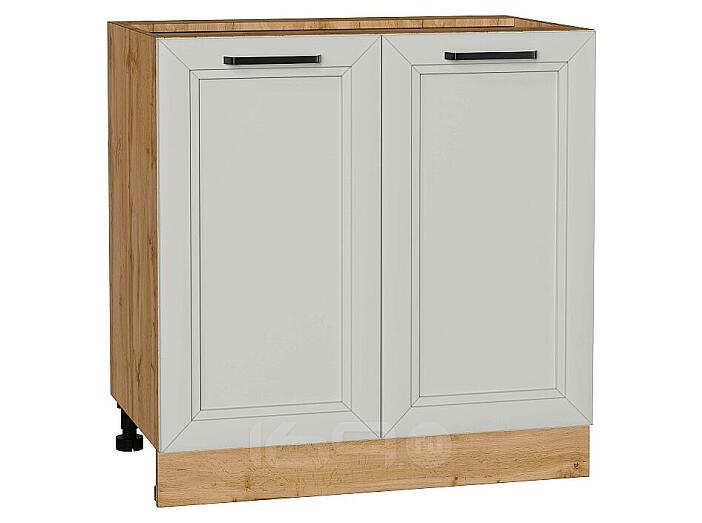 Шкаф нижний с 2-мя дверцами Нео Grey Silk/Дуб Вотан 816*800*480
