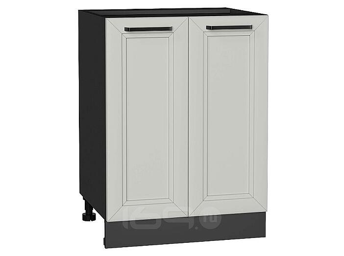 Шкаф нижний с 2-мя дверцами Нео Grey Silk/Graphite 816*600*480