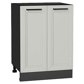 Шкаф нижний с 2-мя дверцами Нео Grey Silk/Graphite 816*600*480