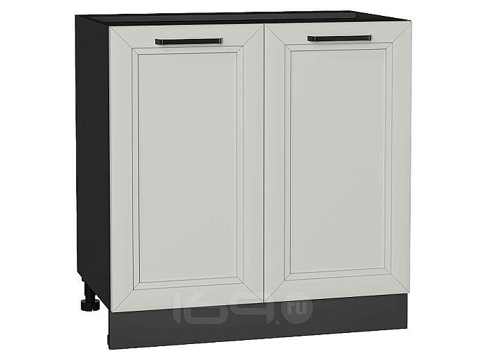 Шкаф нижний с 2-мя дверцами Нео Grey Silk/Graphite 816*800*480