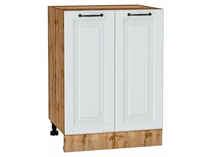 Шкаф нижний с 2-мя дверцами Ницца Blanco/Дуб Вотан 816*600*478