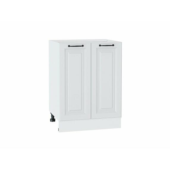 Шкаф нижний с 2-мя дверцами Ницца Blanco/Белый 816*600*478