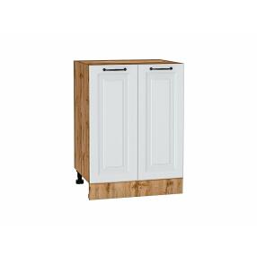 Шкаф нижний с 2-мя дверцами Ницца Blanco/Дуб Вотан 816*600*478