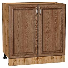 Шкаф нижний с 2-мя дверцами Шале Brown Dreamline Дуб Вотан 816*800*480