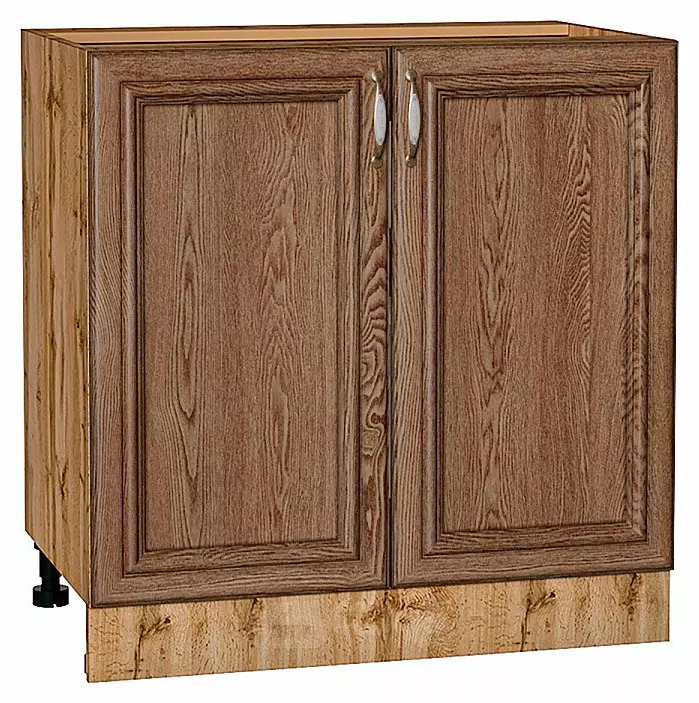 Шкаф нижний с 2-мя дверцами Шале Brown Dreamline Дуб Вотан 816*800*480
