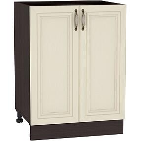 Шкаф нижний с 2-мя дверцами Шале Н 600 Ivory-Венге