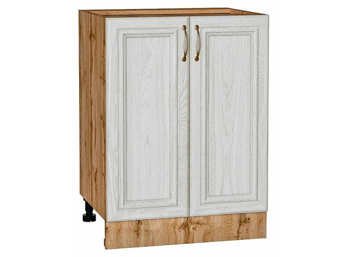 Шкаф нижний с 2-мя дверцами Шале White Dreamline Дуб Вотан 816*600*480