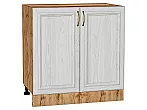 Шкаф нижний с 2-мя дверцами Шале White Dreamline Дуб Вотан 816*800*480