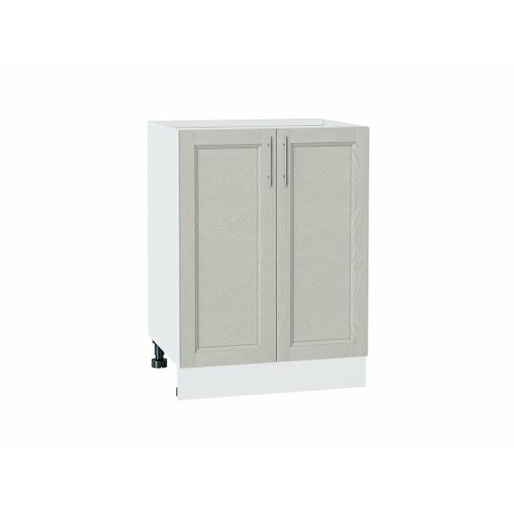 Шкаф нижний с 2-мя дверцами Сканди Cappuccino Softwood Белый 816*600*480
