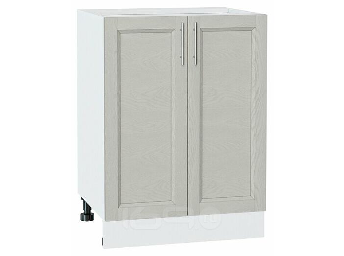Шкаф нижний с 2-мя дверцами Сканди Cappuccino Softwood Белый 816*600*480