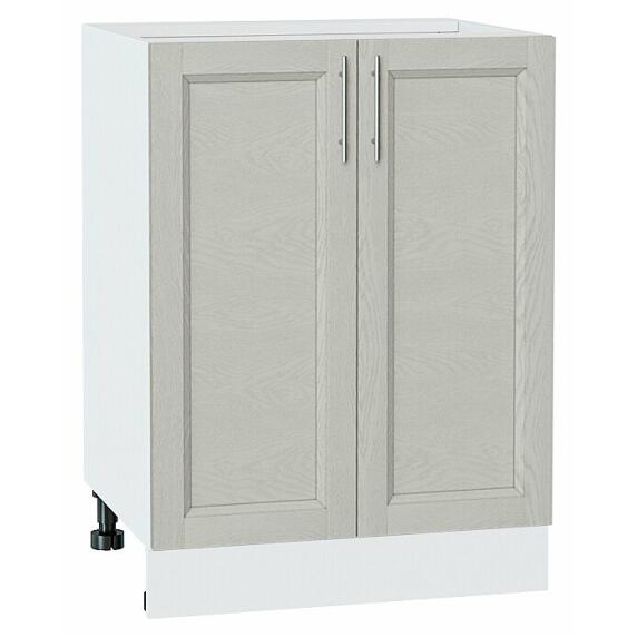 Шкаф нижний с 2-мя дверцами Сканди Cappuccino Softwood Белый 816*600*480