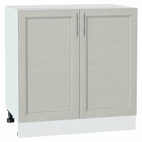 Шкаф нижний с 2-мя дверцами Сканди Cappuccino Softwood Белый 816*800*478