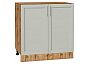 Шкаф нижний с 2-мя дверцами Сканди Cappuccino Softwood Дуб Вотан 816*800*478