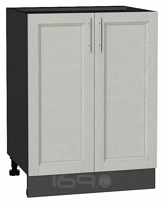 Шкаф нижний с 2-мя дверцами Сканди Cappuccino Softwood Graphite 816*600*480