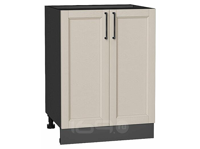 Шкаф нижний с 2-мя дверцами Сканди Cream Silkwood/Graphite 816*600*480