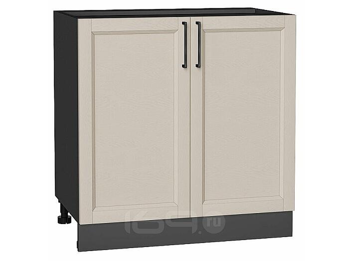Шкаф нижний с 2-мя дверцами Сканди Cream Silkwood/Graphite 816*800*478