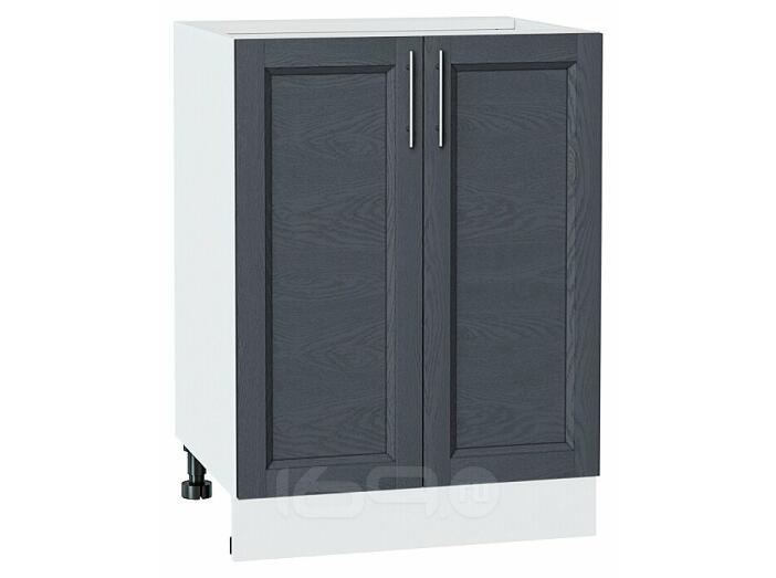 Шкаф нижний с 2-мя дверцами Сканди Graphite Softwood Белый 816*600*480
