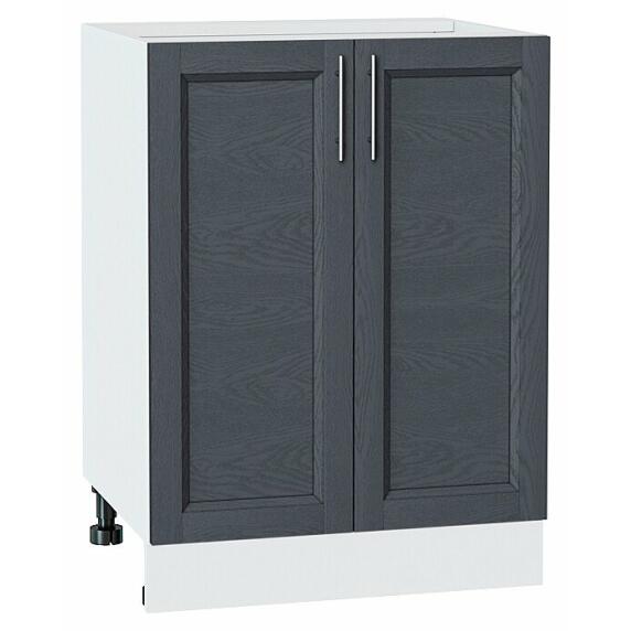 Шкаф нижний с 2-мя дверцами Сканди Graphite Softwood Белый 816*600*480