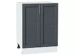 Шкаф нижний с 2-мя дверцами Сканди Graphite Softwood Белый 816*600*480