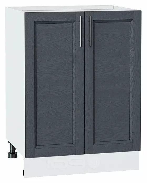 Шкаф нижний с 2-мя дверцами Сканди Graphite Softwood Белый 816*600*480