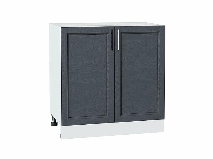 Шкаф нижний с 2-мя дверцами Сканди Graphite Softwood Белый 816*800*478