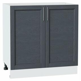 Шкаф нижний с 2-мя дверцами Сканди Graphite Softwood Белый 816*800*478