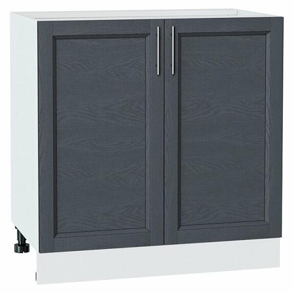 Шкаф нижний с 2-мя дверцами Сканди Graphite Softwood Белый 816*800*478