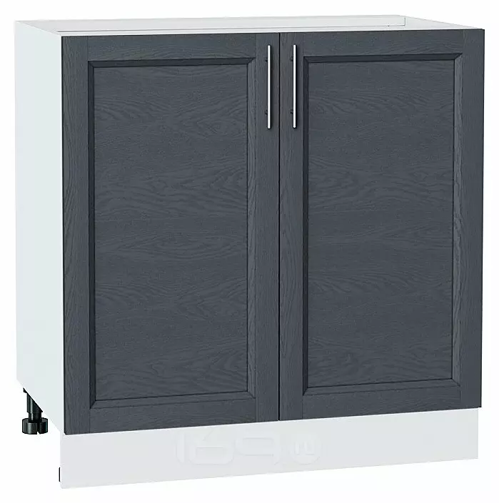 Шкаф нижний с 2-мя дверцами Сканди Graphite Softwood Белый 816*800*478