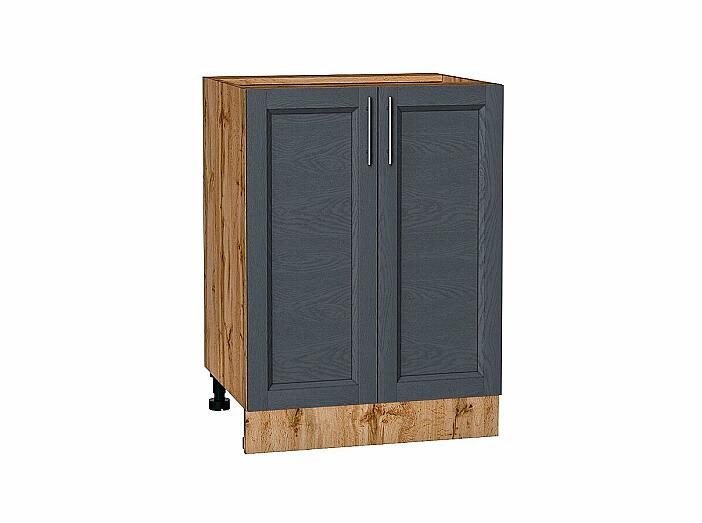 Шкаф нижний с 2-мя дверцами Сканди Graphite Softwood Дуб Вотан 816*600*480