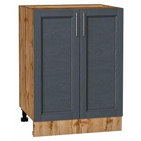 Шкаф нижний с 2-мя дверцами Сканди Graphite Softwood Дуб Вотан 816*600*480