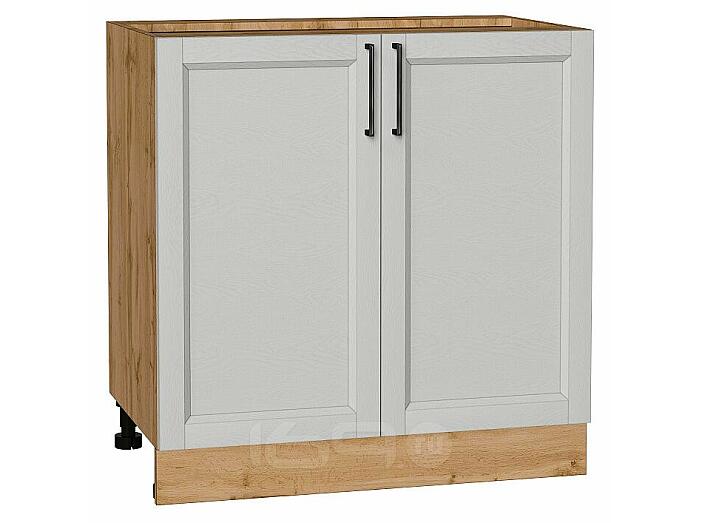 Шкаф нижний с 2-мя дверцами Сканди Grey Silkwood/Дуб Вотан 816*800*478