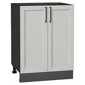 Шкаф нижний с 2-мя дверцами Сканди Grey Silkwood/Graphite 816*600*480