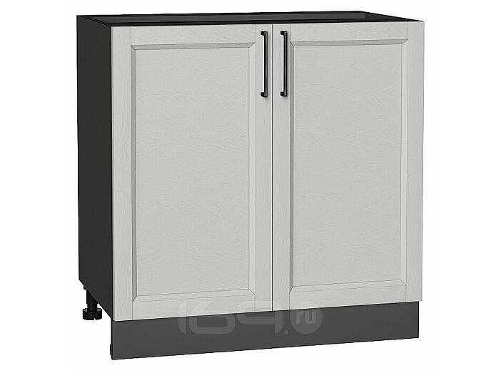 Шкаф нижний с 2-мя дверцами Сканди Grey Silkwood/Graphite 816*800*478