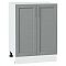 Шкаф нижний с 2-мя дверцами Сканди Grey Softwood Белый 816*600*480 Шкаф нижний с 2-мя дверцами Сканди Grey Softwood Белый 816*600*480