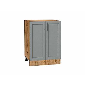 Шкаф нижний с 2-мя дверцами Сканди Grey Softwood Дуб Вотан 816*600*480