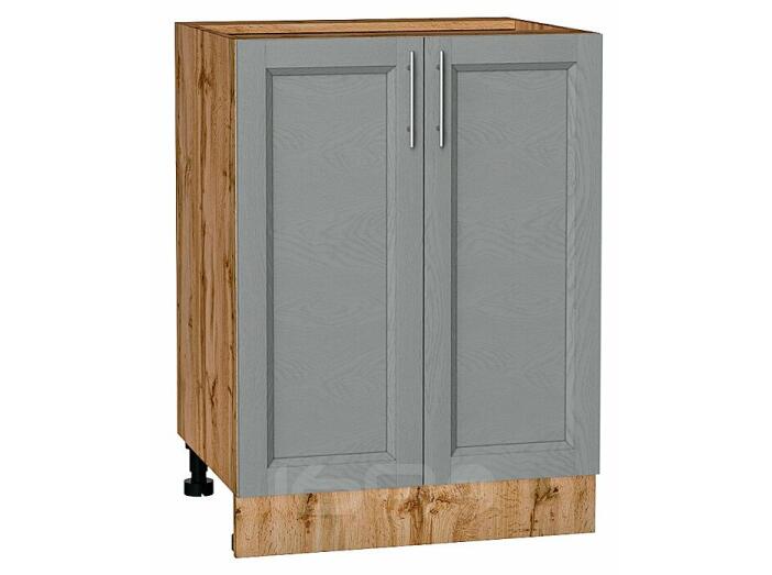 Шкаф нижний с 2-мя дверцами Сканди Grey Softwood Дуб Вотан 816*600*480